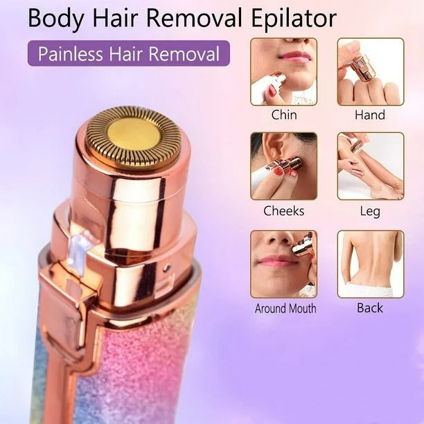 Depilador Facial y de Cejas 2 en 1