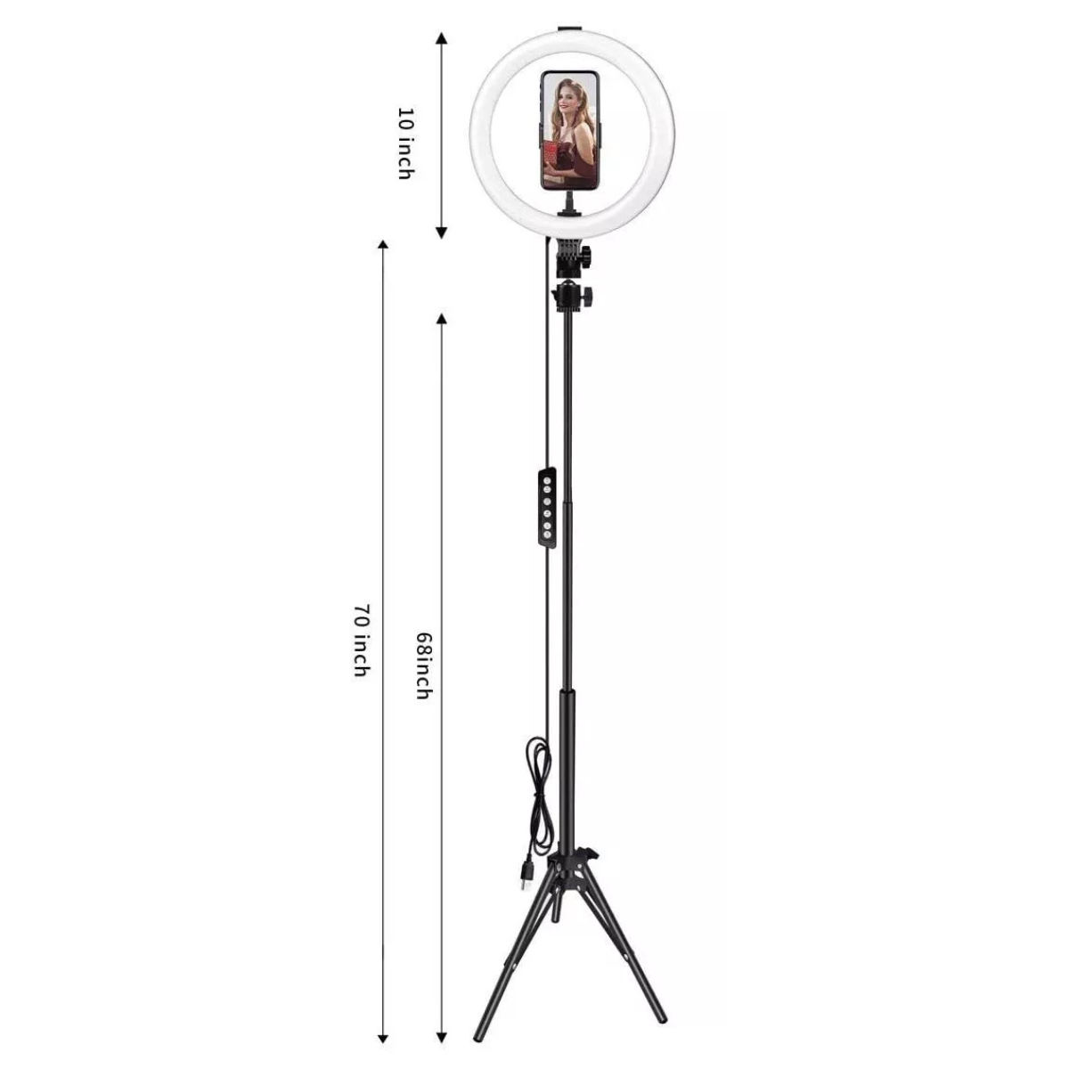 Aro de Luz LED 32 cm Trípode 2.1 M
