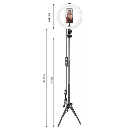 Aro de Luz LED 32 cm Trípode 2.1 M
