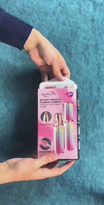 Depilador Facial y de Cejas 2 en 1