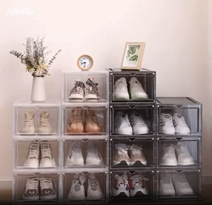 Caja de Zapatos Apilable Plegable